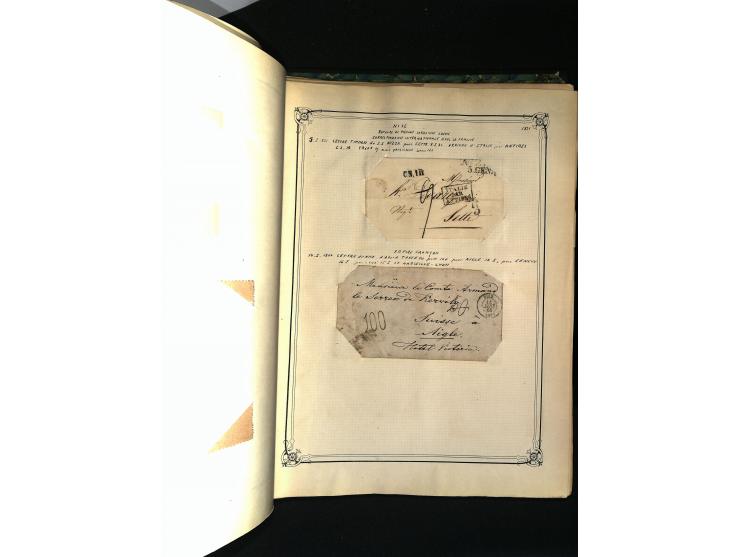 1816/1950(ca.), sehr interessante Sammlung mit hunderten von Briefen ab etwas Ceres, dabei teilweise bessere Frankaturen, Son