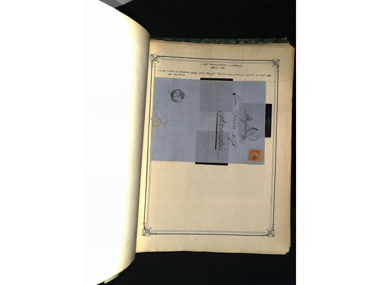 1816/1950(ca.), sehr interessante Sammlung mit hunderten von Briefen ab etwas Ceres, dabei teilweise bessere Frankaturen, Son