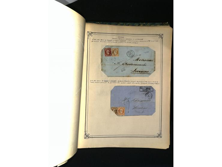 1816/1950(ca.), sehr interessante Sammlung mit hunderten von Briefen ab etwas Ceres, dabei teilweise bessere Frankaturen, Son