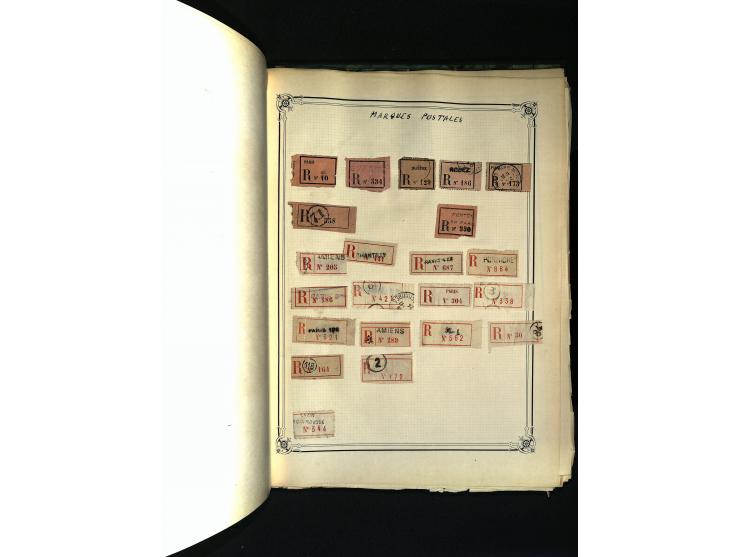 1816/1950(ca.), sehr interessante Sammlung mit hunderten von Briefen ab etwas Ceres, dabei teilweise bessere Frankaturen, Son