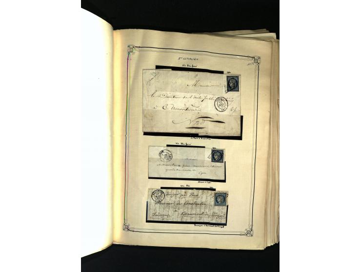 1816/1950(ca.), sehr interessante Sammlung mit hunderten von Briefen ab etwas Ceres, dabei teilweise bessere Frankaturen, Son