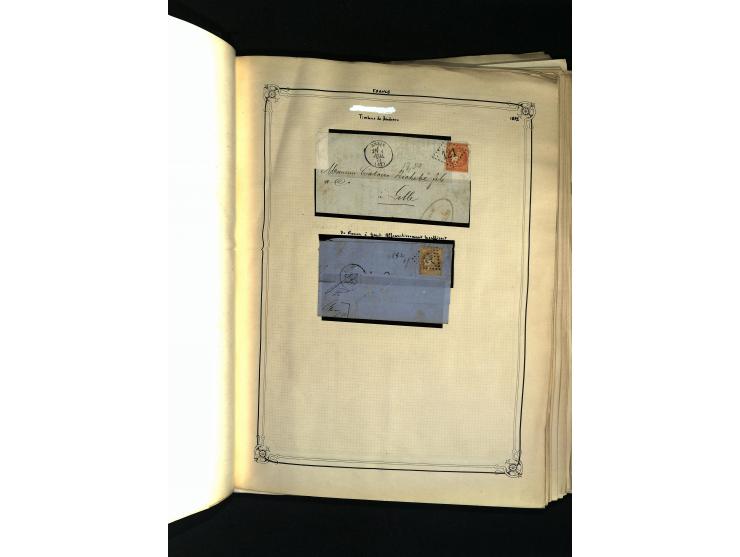 1816/1950(ca.), sehr interessante Sammlung mit hunderten von Briefen ab etwas Ceres, dabei teilweise bessere Frankaturen, Son