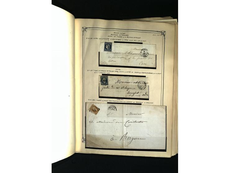 1816/1950(ca.), sehr interessante Sammlung mit hunderten von Briefen ab etwas Ceres, dabei teilweise bessere Frankaturen, Son