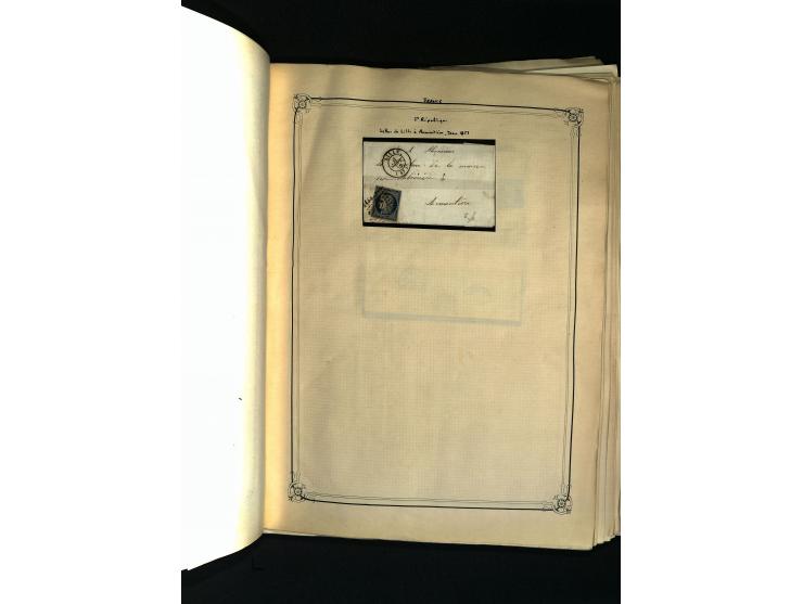 1816/1950(ca.), sehr interessante Sammlung mit hunderten von Briefen ab etwas Ceres, dabei teilweise bessere Frankaturen, Son