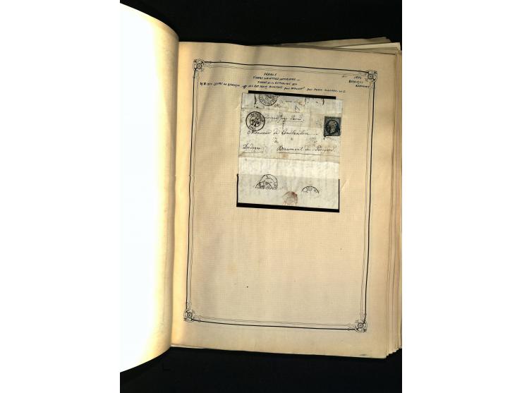 1816/1950(ca.), sehr interessante Sammlung mit hunderten von Briefen ab etwas Ceres, dabei teilweise bessere Frankaturen, Son