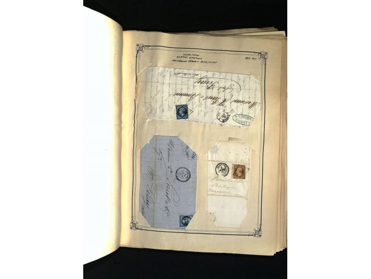 1816/1950(ca.), sehr interessante Sammlung mit hunderten von Briefen ab etwas Ceres, dabei teilweise bessere Frankaturen, Son