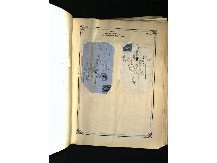 1816/1950(ca.), sehr interessante Sammlung mit hunderten von Briefen ab etwas Ceres, dabei teilweise bessere Frankaturen, Son