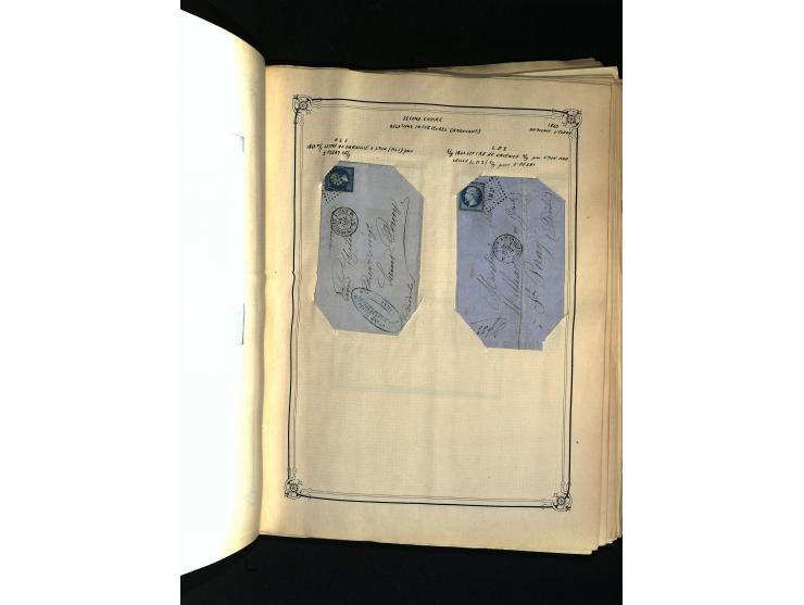 1816/1950(ca.), sehr interessante Sammlung mit hunderten von Briefen ab etwas Ceres, dabei teilweise bessere Frankaturen, Son