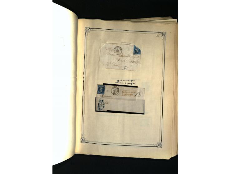 1816/1950(ca.), sehr interessante Sammlung mit hunderten von Briefen ab etwas Ceres, dabei teilweise bessere Frankaturen, Son