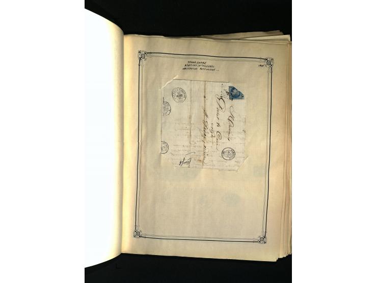 1816/1950(ca.), sehr interessante Sammlung mit hunderten von Briefen ab etwas Ceres, dabei teilweise bessere Frankaturen, Son