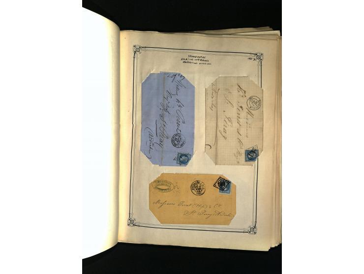 1816/1950(ca.), sehr interessante Sammlung mit hunderten von Briefen ab etwas Ceres, dabei teilweise bessere Frankaturen, Son