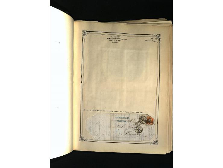 1816/1950(ca.), sehr interessante Sammlung mit hunderten von Briefen ab etwas Ceres, dabei teilweise bessere Frankaturen, Son
