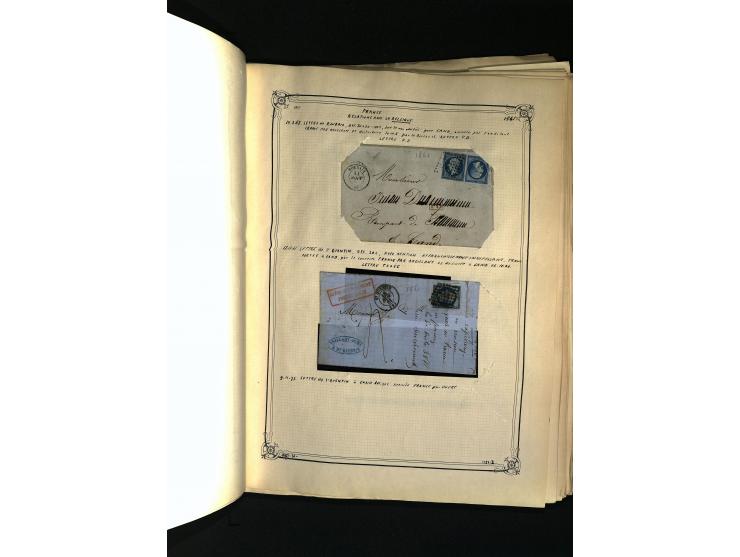 1816/1950(ca.), sehr interessante Sammlung mit hunderten von Briefen ab etwas Ceres, dabei teilweise bessere Frankaturen, Son