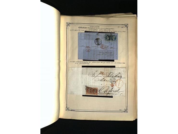 1816/1950(ca.), sehr interessante Sammlung mit hunderten von Briefen ab etwas Ceres, dabei teilweise bessere Frankaturen, Son