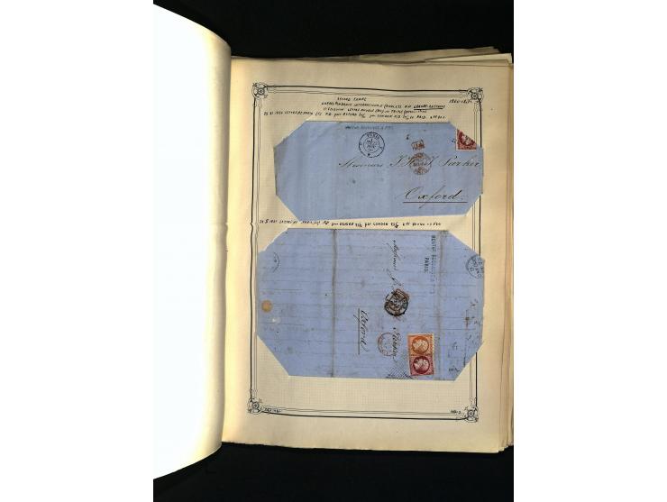 1816/1950(ca.), sehr interessante Sammlung mit hunderten von Briefen ab etwas Ceres, dabei teilweise bessere Frankaturen, Son