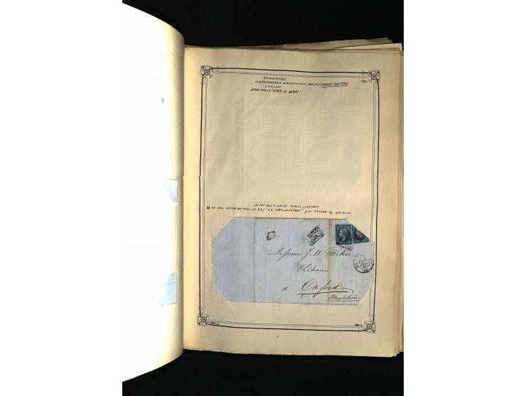 1816/1950(ca.), sehr interessante Sammlung mit hunderten von Briefen ab etwas Ceres, dabei teilweise bessere Frankaturen, Son