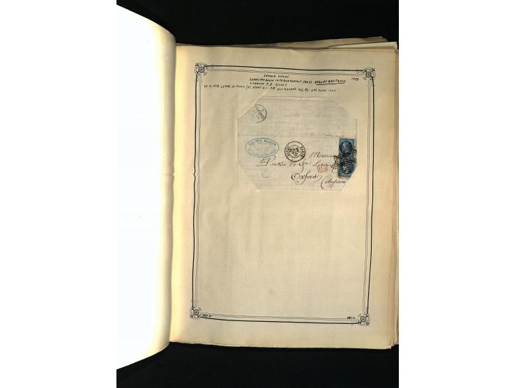 1816/1950(ca.), sehr interessante Sammlung mit hunderten von Briefen ab etwas Ceres, dabei teilweise bessere Frankaturen, Son