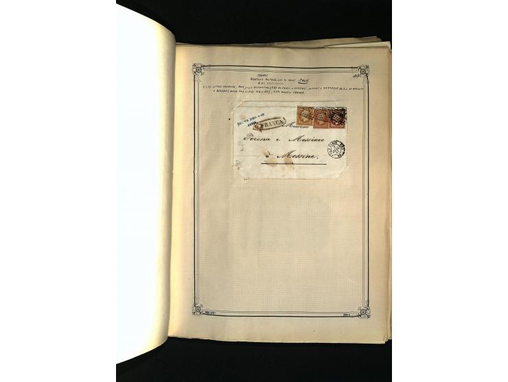 1816/1950(ca.), sehr interessante Sammlung mit hunderten von Briefen ab etwas Ceres, dabei teilweise bessere Frankaturen, Son
