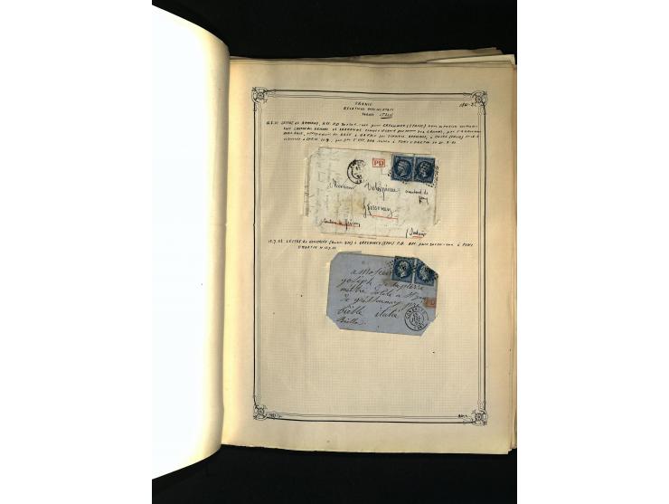 1816/1950(ca.), sehr interessante Sammlung mit hunderten von Briefen ab etwas Ceres, dabei teilweise bessere Frankaturen, Son