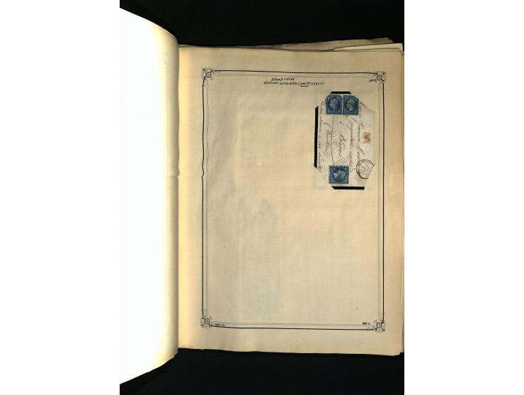 1816/1950(ca.), sehr interessante Sammlung mit hunderten von Briefen ab etwas Ceres, dabei teilweise bessere Frankaturen, Son