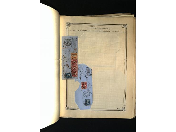 1816/1950(ca.), sehr interessante Sammlung mit hunderten von Briefen ab etwas Ceres, dabei teilweise bessere Frankaturen, Son
