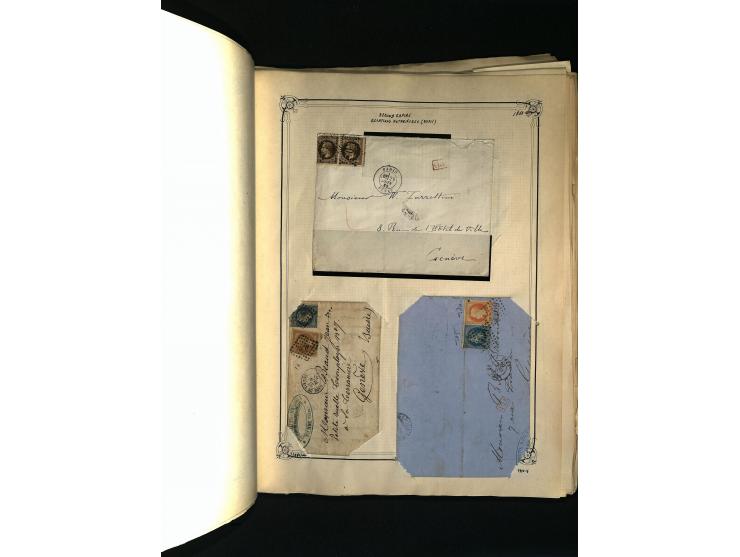 1816/1950(ca.), sehr interessante Sammlung mit hunderten von Briefen ab etwas Ceres, dabei teilweise bessere Frankaturen, Son