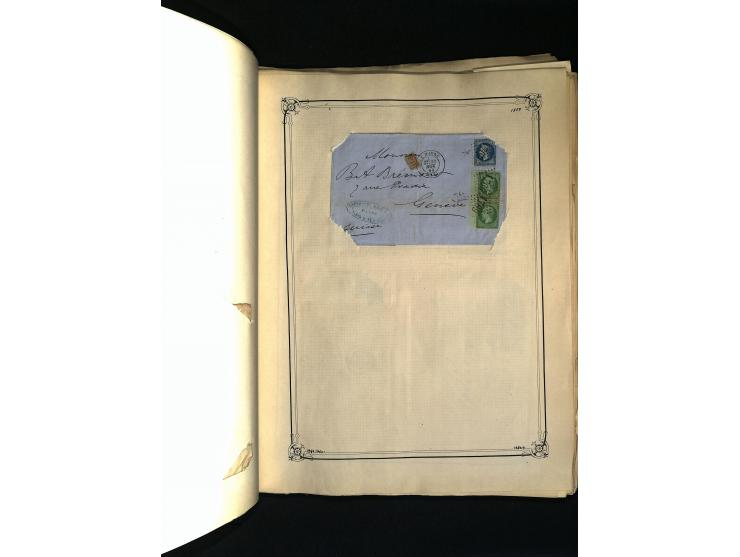 1816/1950(ca.), sehr interessante Sammlung mit hunderten von Briefen ab etwas Ceres, dabei teilweise bessere Frankaturen, Son