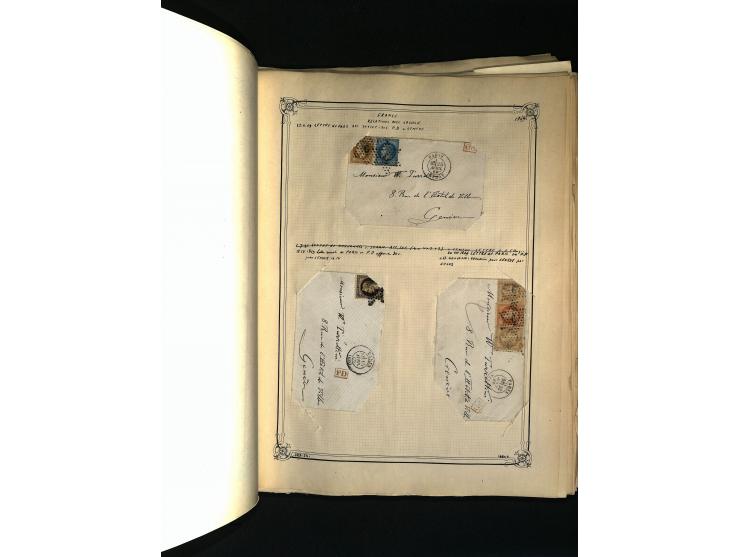 1816/1950(ca.), sehr interessante Sammlung mit hunderten von Briefen ab etwas Ceres, dabei teilweise bessere Frankaturen, Son