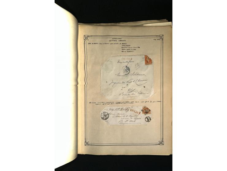 1816/1950(ca.), sehr interessante Sammlung mit hunderten von Briefen ab etwas Ceres, dabei teilweise bessere Frankaturen, Son