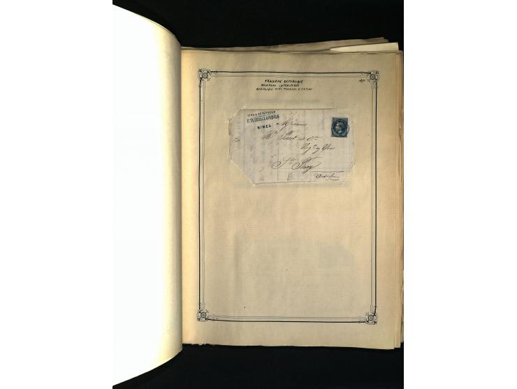 1816/1950(ca.), sehr interessante Sammlung mit hunderten von Briefen ab etwas Ceres, dabei teilweise bessere Frankaturen, Son