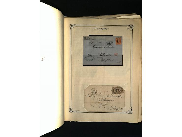 1816/1950(ca.), sehr interessante Sammlung mit hunderten von Briefen ab etwas Ceres, dabei teilweise bessere Frankaturen, Son