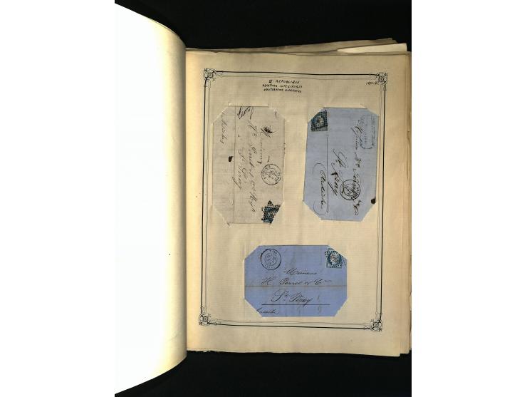 1816/1950(ca.), sehr interessante Sammlung mit hunderten von Briefen ab etwas Ceres, dabei teilweise bessere Frankaturen, Son