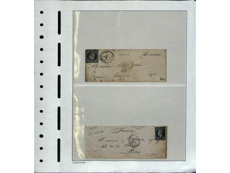 1855, interessante Sammlung "Krim-Krieg" mit 30 Briefen von bzw. an Einheiten im Kriegsgebiet, dabei einige unfrankierte Brie