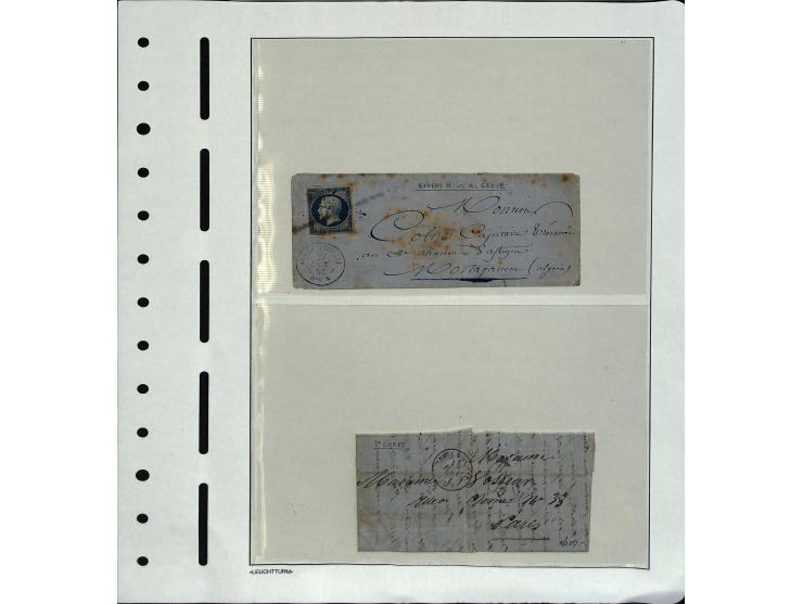 1855, interessante Sammlung "Krim-Krieg" mit 30 Briefen von bzw. an Einheiten im Kriegsgebiet, dabei einige unfrankierte Brie