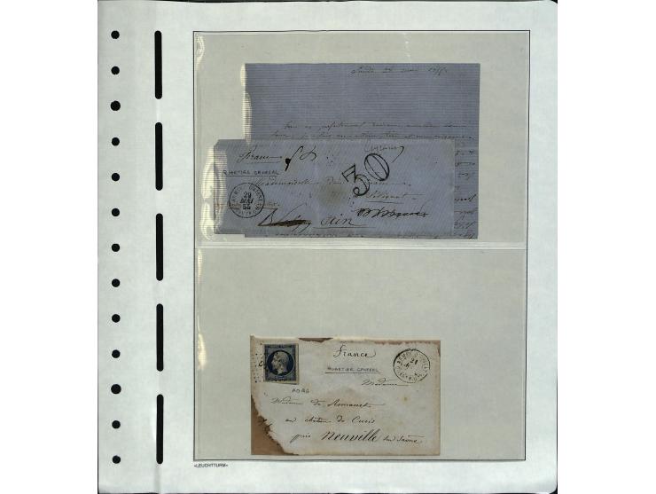 1855, interessante Sammlung "Krim-Krieg" mit 30 Briefen von bzw. an Einheiten im Kriegsgebiet, dabei einige unfrankierte Brie
