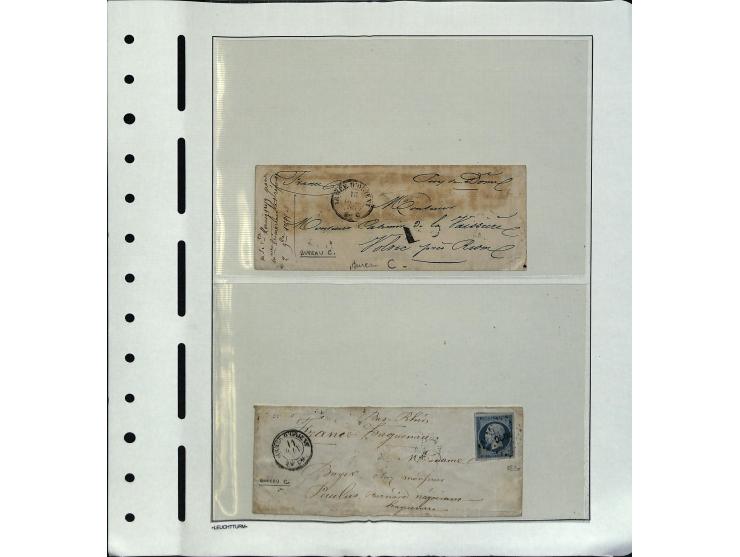 1855, interessante Sammlung "Krim-Krieg" mit 30 Briefen von bzw. an Einheiten im Kriegsgebiet, dabei einige unfrankierte Brie