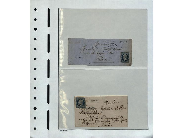 1855, interessante Sammlung "Krim-Krieg" mit 30 Briefen von bzw. an Einheiten im Kriegsgebiet, dabei einige unfrankierte Brie