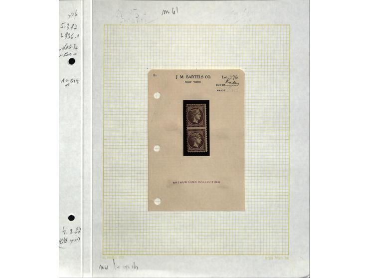 1861/1972, am Anfang meist gestempelte und ungebrauchte Sammlung auf selbstgestalteten Albenblättern, dabei guter Teil große 