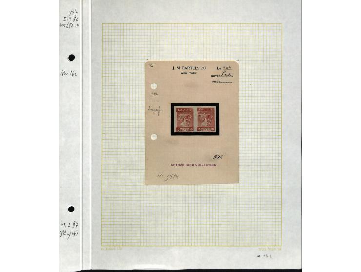 1861/1972, am Anfang meist gestempelte und ungebrauchte Sammlung auf selbstgestalteten Albenblättern, dabei guter Teil große 