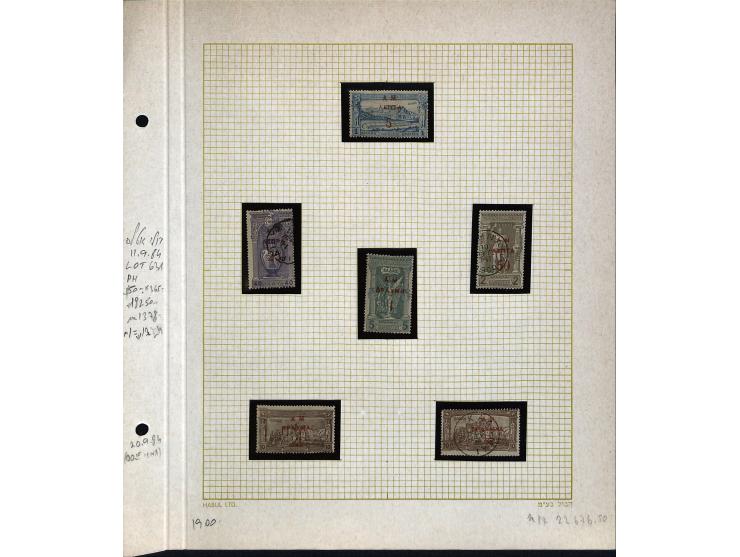 1861/1972, am Anfang meist gestempelte und ungebrauchte Sammlung auf selbstgestalteten Albenblättern, dabei guter Teil große 