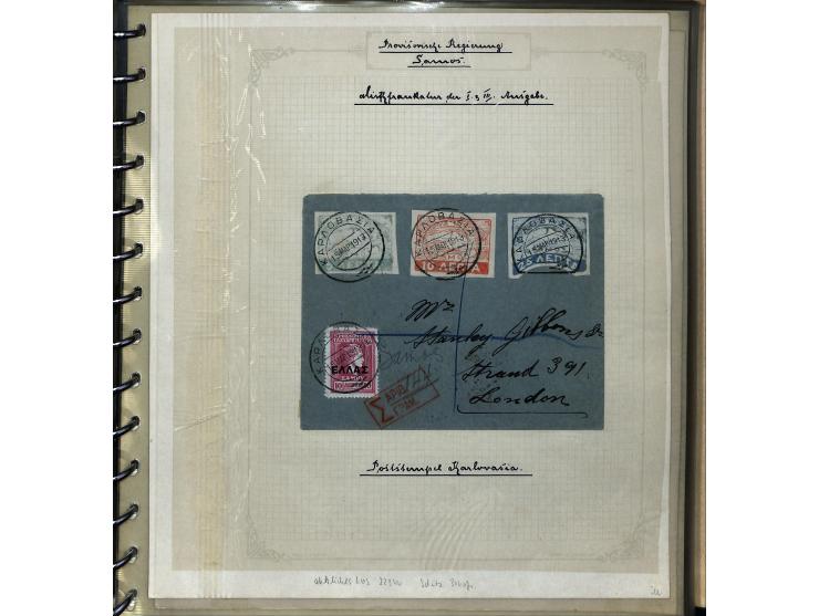 1878/1915, hochinteressante ungebrauchte und gestempelte Sammlung mit vielen besseren Werten und Besonderheiten, beginnend mi