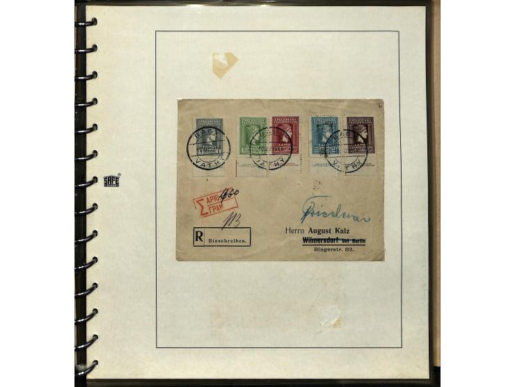 1878/1915, hochinteressante ungebrauchte und gestempelte Sammlung mit vielen besseren Werten und Besonderheiten, beginnend mi