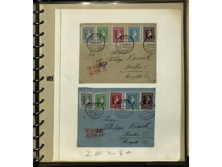 1878/1915, hochinteressante ungebrauchte und gestempelte Sammlung mit vielen besseren Werten und Besonderheiten, beginnend mi