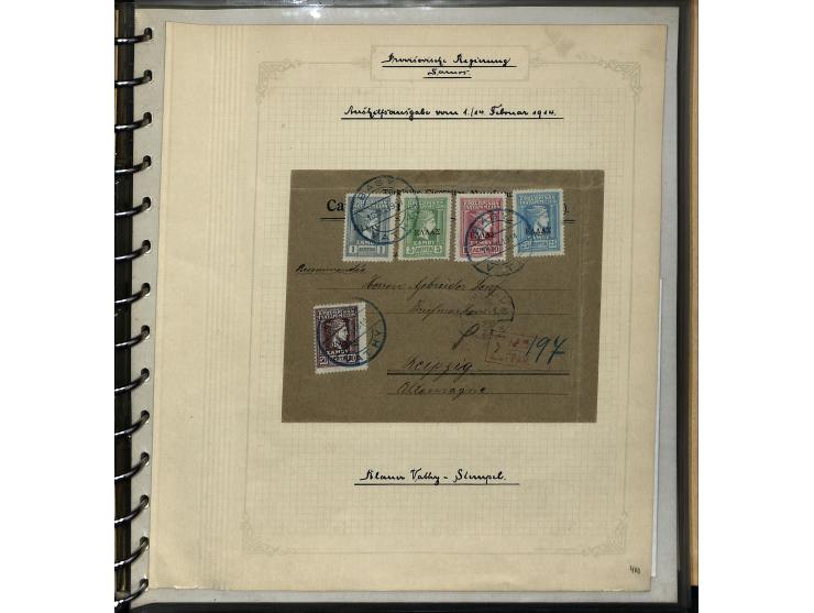 1878/1915, hochinteressante ungebrauchte und gestempelte Sammlung mit vielen besseren Werten und Besonderheiten, beginnend mi