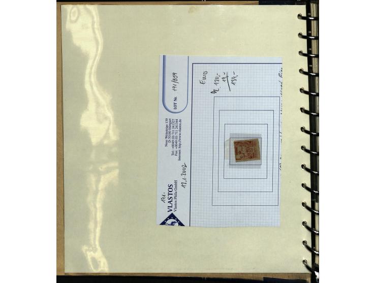 1878/1915, hochinteressante ungebrauchte und gestempelte Sammlung mit vielen besseren Werten und Besonderheiten, beginnend mi