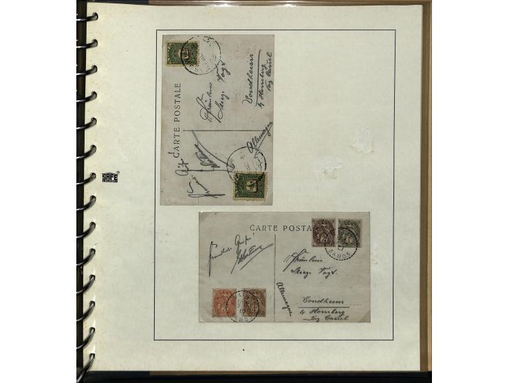 1878/1915, hochinteressante ungebrauchte und gestempelte Sammlung mit vielen besseren Werten und Besonderheiten, beginnend mi