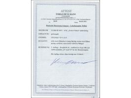 Landwirtschafts-Ausstellung 15K., linkes Seitenrandstück mit Aufdruckfehler "IV statt VI in der Datumsangabe", sauber mit Tei