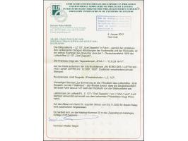 1929, Deutschlandfahrt, Teil I mit Abwurf Jena, Zeppelin-Fotokarte mit Bordstempel vom 12.9. und Reichspräsidenten 8 Pfennig 