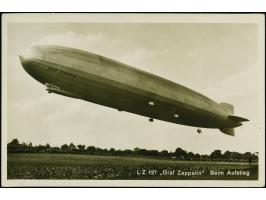 1929, Deutschlandfahrt, 1. Teil mit Abwurf Braunschweig, Fotokarte mit Bordstempel vom 12.9. und Reichspräsidenten 8 Pfennig 