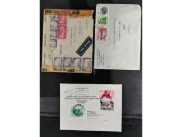 1894/1961 (ca.), ungebrauchte, gebrauchte und Briefe Sammlung, inkl. Ganzsachen, einige bessere Stücke wie z.B. 15 c. Antwort